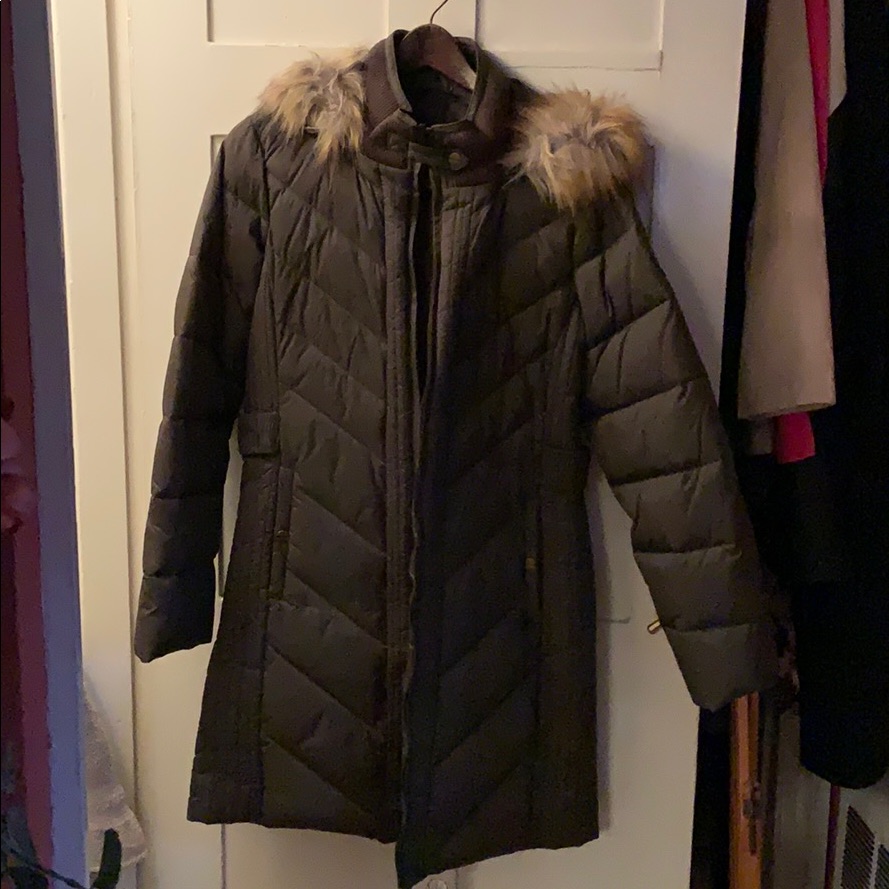 Larry Levine Down 3/4 Jacket Gray Nwt